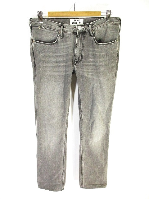 中古 アクネ ストゥディオズ Acne Studios 美品 カラー デニム パンツ ジーンズ ジップフライ グレー 31 32 メンズの通販はau Pay マーケット ブランド古着のベクトル
