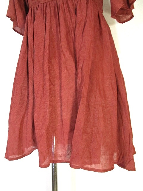 中古 未使用品 One After Another Nice Claup ワンピース 半袖 ミニ丈 ショート フレア スカート 無地 レッド 赤の通販はau Pay マーケット ブランド古着のベクトル