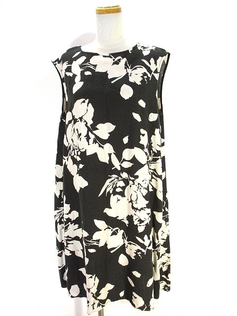 中古 アーバンリサーチ ドアーズ Urban Research Doors 美品 ノースリーブ ワンピース 膝丈 花柄 One ブラック 黒の通販はau Pay マーケット ブランド古着のベクトル
