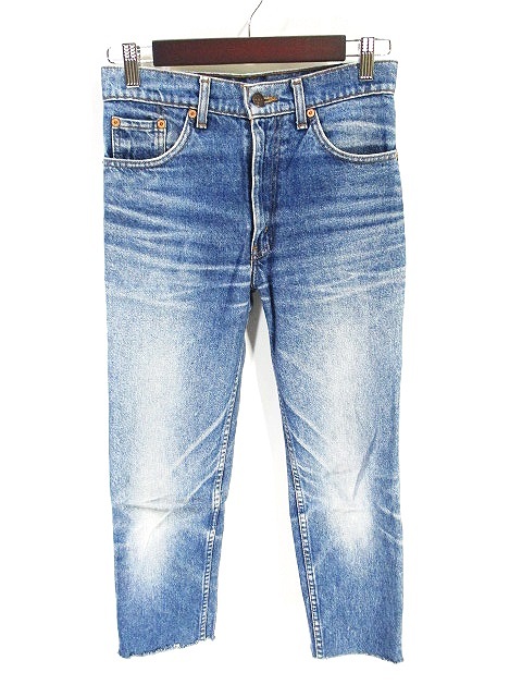 中古 リーバイス Levi S 605 0217 デニム パンツ ジーンズ カットオフ 濃紺 インディゴ レディースの通販はau Pay マーケット ブランド古着のベクトル