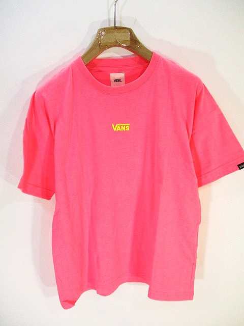 中古 バンズ Vans Tシャツ カットソー 半袖 ワンポイント 蛍光色 ピンク 桃色 M メンズの通販はau Pay マーケット ブランド古着のベクトル
