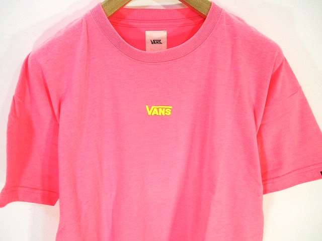 中古 バンズ Vans Tシャツ カットソー 半袖 ワンポイント 蛍光色 ピンク 桃色 M メンズの通販はau Pay マーケット ブランド古着のベクトル