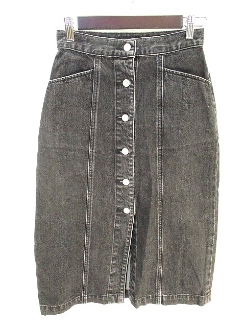 中古 マウジー Moussy フレアー デニム スカート ロング 黒 ブラック 1 Zx レディースの通販はau Pay マーケット ブランド古着のベクトル