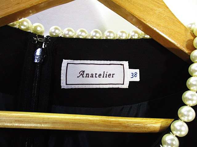 中古】アナトリエ ANATELIER ドレス ワンピース パールネックレス付き ...