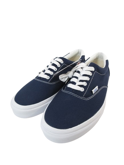 【中古】未使用品 バンズ VANS 別注 ERA 50th BEAMS 40th キャンバス 547757-0001 フィギュア付 26.5 ネイビー メンズ