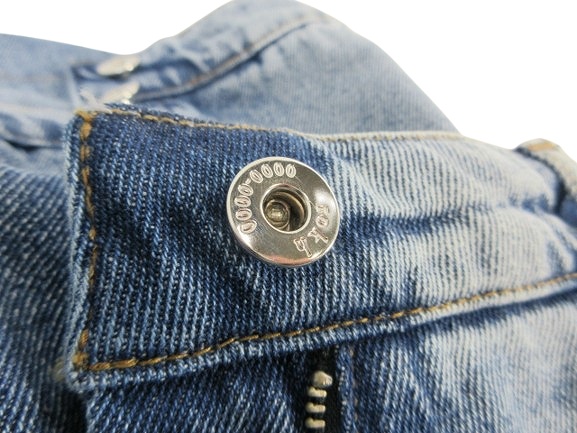 中古】ロク Rokh スカート デニム フラップ スリット ロング ブルー  