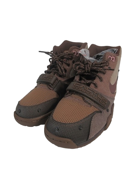 【中古】ナイキ NIKE Travis Scott NIKE AIR TRAINER 1 CJ エアトレーナー Cactus Jack DR7515-200 茶色 ブラウン 26 メンズ