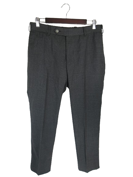 【中古】ピーティートリノ PT TORINO LODENFREY SLIM FIT パンツ スラックス ストレート チェック グレー サイズ50