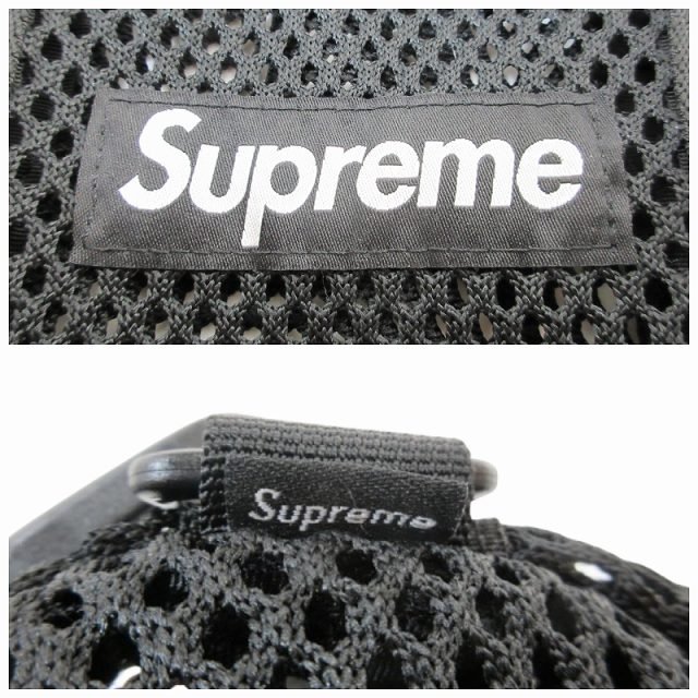 【中古】シュプリーム SUPREME SS25 ダッフル バッグ ミニ ショルダー メッシュ ロゴ ワンポイント ブラック ☆AA★ 中古】シュプリーム SUPREME SS25 ダッフル バッグ ミニ ショルダー