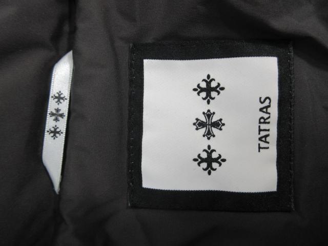 【中古】タトラス TATRAS LTA14A4211 ダウン ジャケット コート ショート ダブルブレスト 無地 グレー系 サイズ3_5
