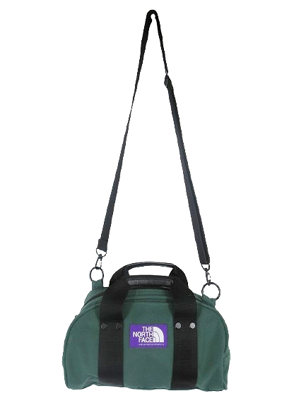 【中古】ノースフェイス パープルレーベル NN7354N ショルダー ハンド 2way バッグ ミニ ボストン グリーン ☆AA★
