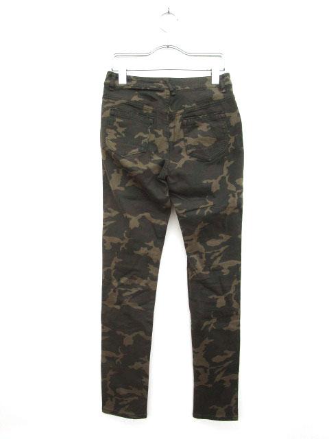 中古 ナノユニバース Nano Universe The 1st Floor パンツ ロング スキニー 迷彩柄 34 カーキ 緑 グリーン Mm レディースの通販はau Wowma ブランド古着のベクトル