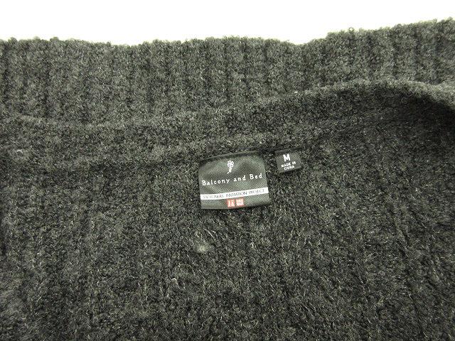 中古 ユニクロ Uniqlo Balcony And Bed コラボ ワンピース ニット ひざ丈 七分袖 異素材 ウール混 M グレー Fy レディースの通販はau Pay マーケット ブランド古着のベクトル