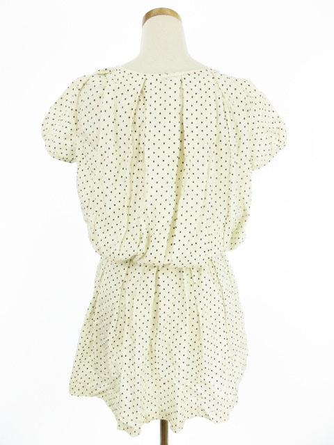 中古 シップス Ships ワンピース ミニ 半袖 ドット ドロスト コットン M 白 ホワイト Mi レディースの通販はau Pay マーケット ブランド古着のベクトル