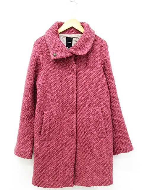 中古 ミューニック Munich ツイードコート アウター 長袖 スタンドカラー ウール ピンク S 冬 レディースの通販はau Pay マーケット ブランド古着のベクトル