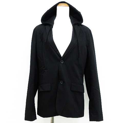 中古 ワールドワイドラブ World Wide Love ジャケット アウター テーラード シングル フード付き 2way コットン混 黒 M 春秋の 通販はau Pay マーケット ブランド古着のベクトル