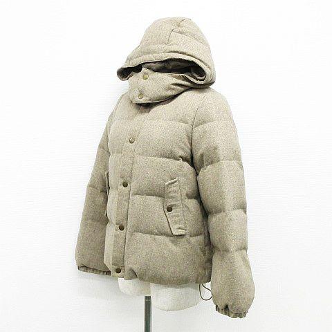 中古 コーエン Coen ダウンジャケット コート アウター 長袖 スタンドカラー 無地 ウール混 ベージュ M レディースの通販はau Pay マーケット ブランド古着のベクトル