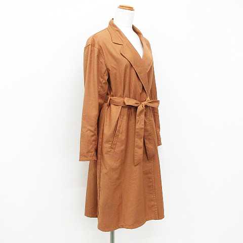 中古 Heather トレンチコート ジャケット スプリング 長袖 ロング丈 ダブルボタン 腰紐付き キャメル F レディースの通販はau Pay マーケット ブランド古着のベクトル
