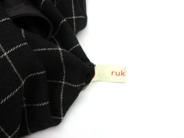 中古】ルッキリル rukkilill ワンピース 長袖 ひざ丈 チェック ウール