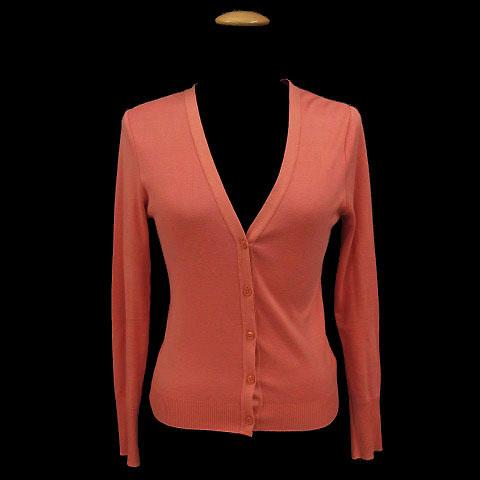中古 ロイスクレヨン Lois Crayon カーディガン 長袖 ハイゲージ コットン サーモンピンク M レディースの通販はau Pay マーケット ブランド古着のベクトル