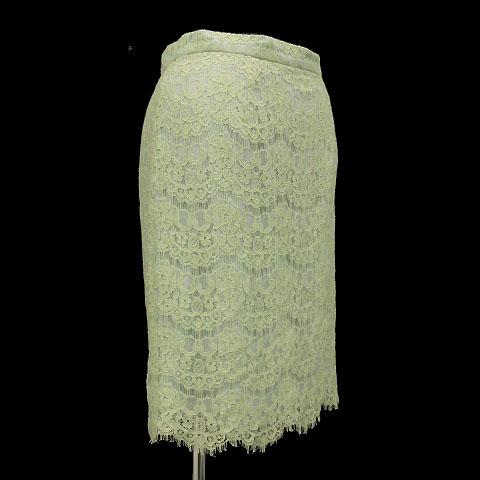 中古 バナーバレット Banner Barrett スカート ひざ丈 総レース コットン混 グリーン 緑 水色 38 レディースの通販はau Pay マーケット ブランド古着のベクトル