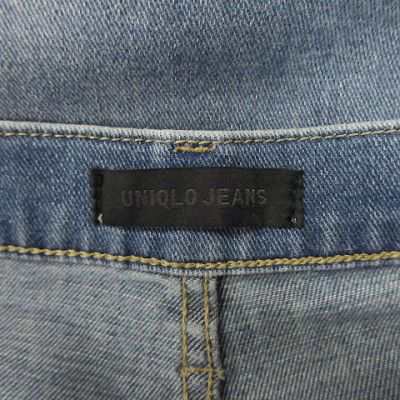 中古 ユニクロ Uniqlo ジーンズ デニム ワイド 裾カットオフ ストレッチ ブルー 青 23 小さいサイズ レディースの通販はau Pay マーケット ブランド古着のベクトル