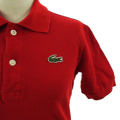中古 ラコステ Lacoste ポロシャツ 半袖 ロゴ コットン混 レッド 赤 レディースの通販はau Pay マーケット ブランド古着のベクトル