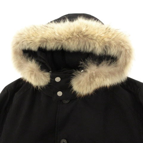 中古 モンクレール Moncler コート ダウンコート フード リアルファー ブラック 黒 2 レア 希少 メンズの通販はau Pay マーケット ブランド古着のベクトル