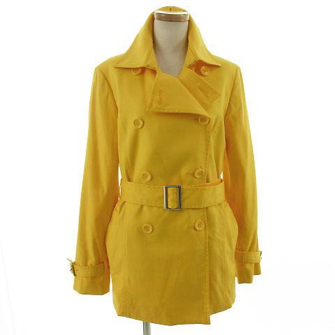中古 ビアッジョブルー Viaggio Blu コート トレンチコート 長袖 コットン混 ストレッチ イエロー 黄 2 レディースの通販はau Pay マーケット ブランド古着のベクトル