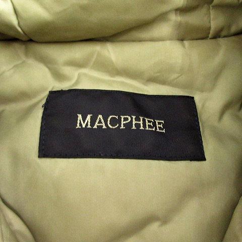 中古 マカフィー Macphee トゥモローランド ダウンコート ホワイトダック ファー サッシュベルト ベージュ Fの通販はau Pay マーケット ブランド古着のベクトル