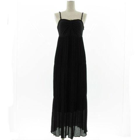 中古 未使用品 イランイラン Ylang Ylang ワンピース フォーマル ドレス ロング キャミソール キャミワンピ 黒 Sの通販はau Pay マーケット ブランド古着のベクトル