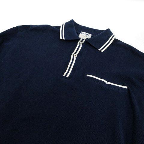 中古 ビームス Beams ポロシャツ 長袖 鹿の子 ネイビー 紺 ホワイト 白 L メンズの通販はau Pay マーケット ブランド古着のベクトル