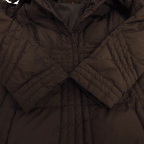 中古】モンクレール MONCLER ダウンコート 長袖 茶タグ ブラウン 茶 1