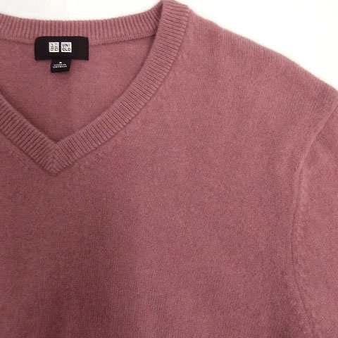 中古 ユニクロ Uniqlo ニット セーター 長袖 Vネック カシミヤ100 ピンク系 ピンクパープル S レディースの通販はau Pay マーケット ブランド古着のベクトル