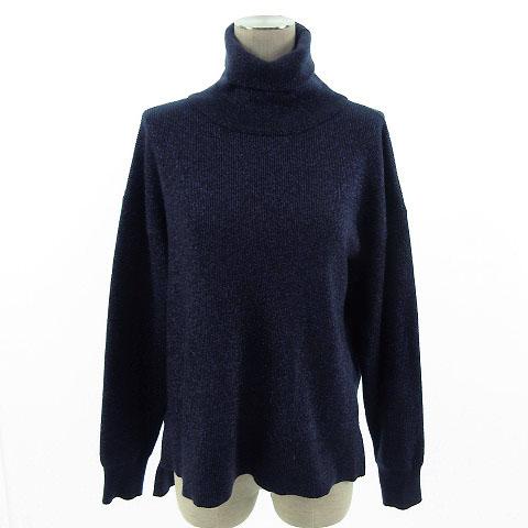 中古 ジャヴァコーポレーション ニット セーター 長袖 タートルネック ラメ入り リブ ネイビー 紺 青紫系 2 レディースの通販はau Pay マーケット ブランド古着のベクトル