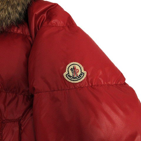 中古 モンクレール Moncler ダウンジャケット リアルファー レッド 赤 2 メンズの通販はau Pay マーケット ブランド古着のベクトル