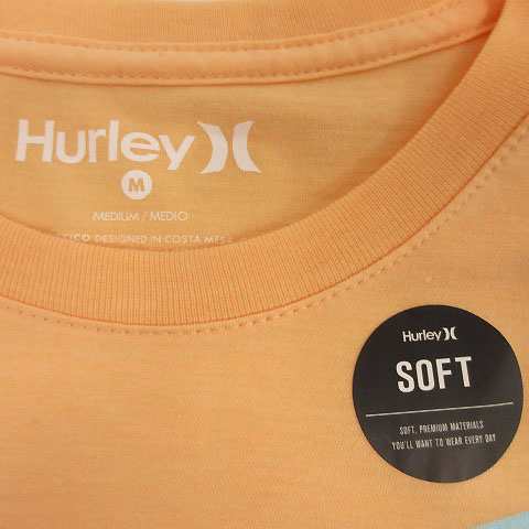 中古 未使用品 ハーレー Hurley Tシャツ 半袖 丸首 プリント ロゴ Soft オレンジ系 ブルー系 青系 水色 M メンズの通販はau Pay マーケット ブランド古着のベクトル