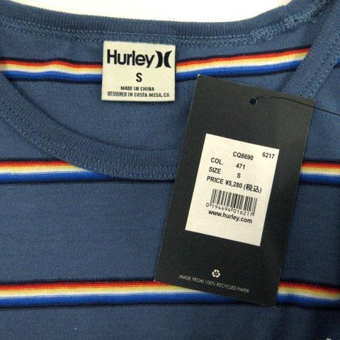 中古 未使用品 ハーレー Hurley Tシャツ 半袖 ボーダー ブルー系 青系 マルチカラー S メンズの通販はau Pay マーケット ブランド古着のベクトル