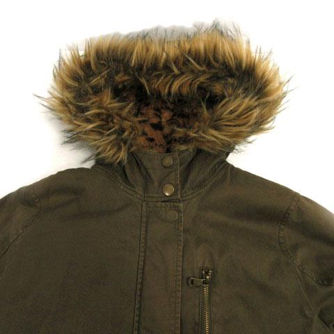中古 ザラ Zara コート モッズコート ファー ライナー付き カーキ 164cm レディースの通販はau Pay マーケット ブランド古着のベクトル