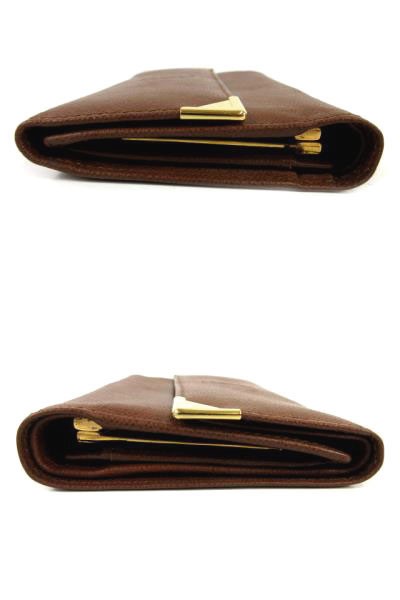 中古】イヴサンローラン YVES SAINT LAURENT 財布 三つ折り財布 ロゴ型 