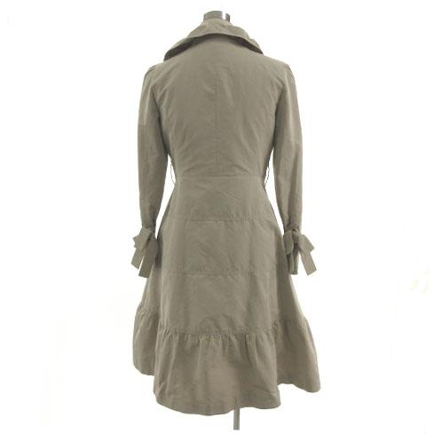 中古】トゥービーシック TO BE CHIC コート ステンカラー ギャザー A