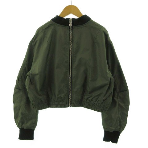 中古】ザラウーマン ZARA WOMAN ジャケット MA-1 変形 クロップド丈