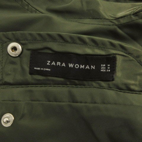 m1471 ZARA ザラ ベストジャケット ポリエステル ジップアップ