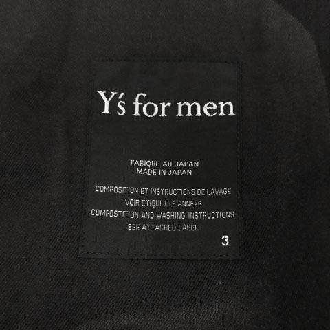 中古】ワイズフォーメン Y's for men ジャケット テーラードカラー 3B