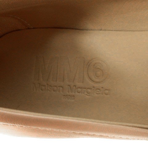 2種類選べる MM6 Martin Margiela バレエシューズ 羊革 茶系 35.5