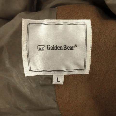 【希少】Golden Bearゴールデンベア　ブラウンカラー　ステンカラーコート
