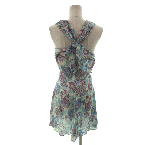 中古】アナスイ ANNA SUI ワンピース ドレープネック ミディ丈