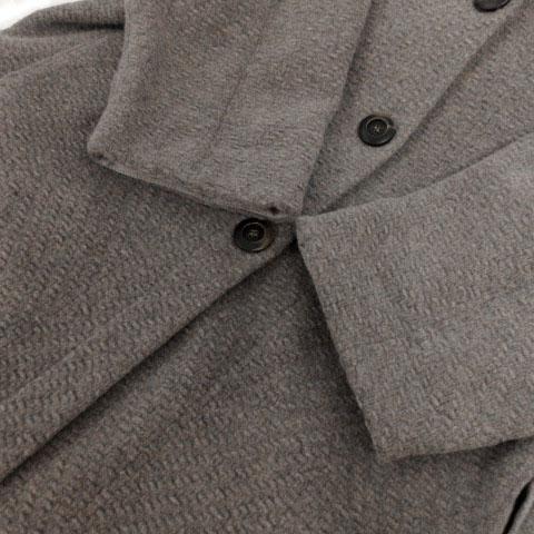 中古】FABIANA FILIPPI コート ニット スタンドカラー シルク混