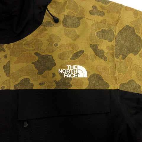 【中古】未使用品 THE NORTH FACE ノベルティバンケッジジャケット NS62005 ロゴ ダックカモ 黄色系 黄土色系 黒 L｜au  PAY マーケット