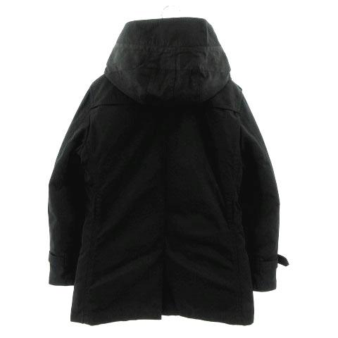 中古】BURBERRY BLACK LABEL コート フーディー キルティング中綿入り